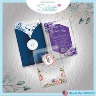 Kad Kahwin Crystal Acrylic Wedding Invitation Card Exclusive VIP / Kad Jemputan Kahwin Elegant