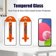 2pcs HD Screen Protector for Samsung A73 A23 A13 A53 5G Tempered Glass Galaxy A32 4G A12 A52 A52S 5G