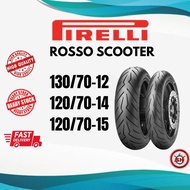 Pirelli Rosso Scooter 130/70/12 120/70/14 120/70/15 (TAHUN 2020 - 2022) [READY STOCK]