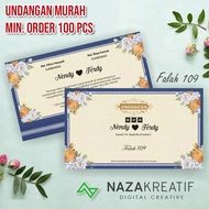 ELEGANT, MODERN, RUSTIC, VINTAGE, UNIQUE WEDDING INVITATIONS F-109