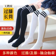 [9.6,000 People Collection] Children's Mid-Tube Socks Girls' Stockings Spring Summer Thin Velvet Ove