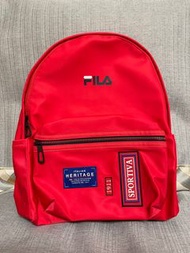 Fila  red backpack 背包背囊書包