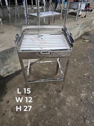 12x15 Stand Ihawan Barbeque Grill Pure Stainless