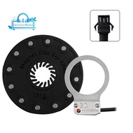 Electric Bike Pedal Sensor Assist  12 Magnet E Bike SM Connector Power Assist E-Bike Cable DIY EBike