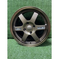 VOLK RAYS TE37 -  16 inch 7.0jj Offset38 4x100 4x114.3 5x100 5x114.3 Bronze  Blue  Matt Black  Gun metal  Gloss Black