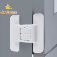 [RiseLargeS] 2pcs Kids Security Protection Refrigerator Lock Home Furniture Cabinet Door Safety Locks Anti-Open Water Dispenser Locker Buckle new
