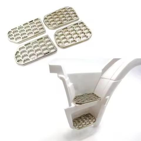 Metal Silver Foot Pedal for 1/14 Tamiya RC Truck Trailer Tipper Scania 770S 56368