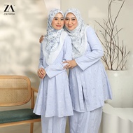 ZOE ARISSA Raya 2025 Isabella Kurung Kebarung Moden Coquette Baju Kurung Elegant Cotton Embroidered 