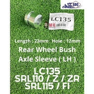 REAR WHEEL AXLE SLEEVE (LH) Yamaha LC135 / SRL110 / SRL115 Bush Collar Sprocket Lagenda SRL Z zR Fi