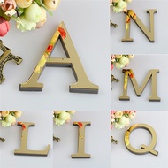 store New 10cm/15cm 26 English Letters DIY 3D Mirror Acrylic Wall Sticker Decals Modern Home Decor W