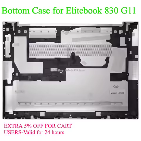 New Original Laptop Bottom Case For HP EliteBook 830 G11 Lower Base Cover Lower Housing Silver 6051B