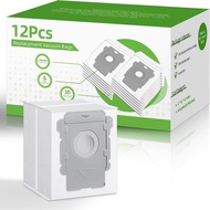 12 Pack Vacuum Bags, Effective Dust Filtration,Compatible with iRobot Roomba i& s & j Series, for i3