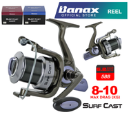 Banax Surf Cast 8-10kg Maxdrag Fishing Reel Surf Reel Long Cast Saltwater