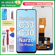 【 Original 】 LCD REALME C30/ C33 /C33 2023 / Narzo 50i Prime Touchscreen Display Digitizer
