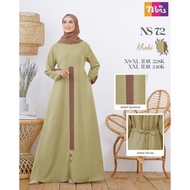 SALE TERBATAS!!! PS888 GAMIS NIBRAS NS 072 Baju Gamis Nibras Syari