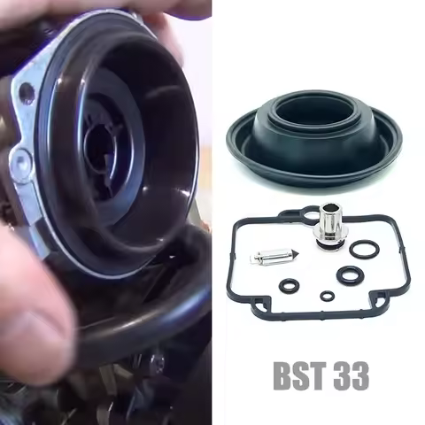Fit BMW F650 Aprilia Pegaso 650 Cube Carburetor Repair Kit Vacuum Diaphragms for Mikuni BST 33 Carb 