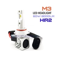 LED Mobil M3 Lampu Depan Luxeon ZES H1 H3 H4 H7 H11 HB3 HB4 HIR2 60W