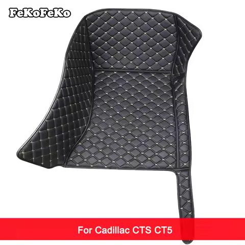 Custom Car Floor Mats For Cadillac CTS CT5 Auto Carpets Foot Coche Accessories