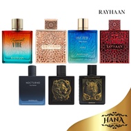 Pacific Tropical Vibe / Divine /Aura / Nocturno / Tiger / Lion / Crimson 100ML EDP Perfume By Rayhaa