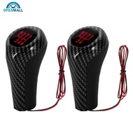 OPENMALL 5/6 Speed Car Gear Shift Knob with LED Backlight Shifter Lever Handle Stick For BMW X1 X3 X