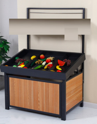 175x120x80cm FRUIT ORGANISERS SHOP DISPLAY RACK WARDROBE MERCHANDISE one layer BIG HEAVY GOOD ORGANI