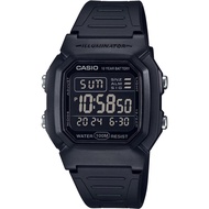 Casio แบตเตอรี่ 10 ปี กันน้ำ100m นาฬิกาข้อมือผู้ชาย สายเรซิน รุ่น W-800H ของแท้ประกันศูนย์ CMG