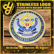 DYD Artsign* (40cm - 60cm) STAINLESS / BRASS / TILES - Engraved Logo