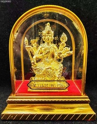 四面佛置車金身 Wat Bangphra四面佛車擺【9cm高】 / Four-Faced Buddha Car Dashboard Statue (Wat Bangphra) – 9cm Height