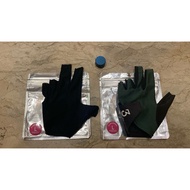 Glove 3 Seconds Black and Green Size L free Title Chalk V10 Blue