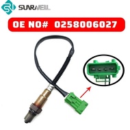 0258006027 Air Fuel Ratio Oxygen Lambda O2 Sensor For Citroen Berlingo C2 C3 C5 C6 C8 Fiat Ducato Pe