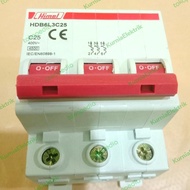 MIMPUNG MCB HIMEL HDB6L 3P / 3 POLE 6A 10A 16A 20A 25A 32A 40A 50A 63A 4.5kA - 25A