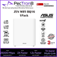 ASUS ZenWiFi BQ16 Quad Band WiFi 7 Mesh Router - BQ16(W-1-PK)/BQ16(W-2-PK) - Up to 25000 Mbps