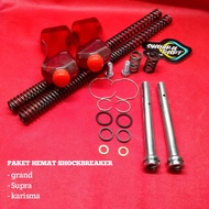 PAKET HEMAT SULING ASSY+PER SHOCK+OLI SHOCK HONDA GRAND SUPRA KARISMA