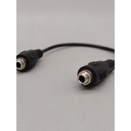 Audio 3.5mm TRS Female-to-Female Coupler Adapter Cable, 13cm Extension