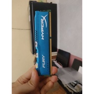 Ddr3 8GB HyperX fury 1x8GB ram, normal, ready to use