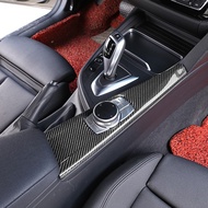 Auto Real Dry Carbon Fiber multimedia panel Interior F36 F33 F32 F34 F31 F30 F32 Car Accessories Tri