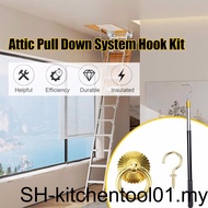 Convenient Loft Pull Out Hook Parts Set For Loft Ladders Loft Ladder Pull System Kit Loft Ladder Kit