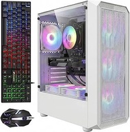 STGAubron Gaming PC Desktop Computer, Intel Core i5-9400F up to 4.3GHz, Radeon RX 590 8G, 16GB DDR4,