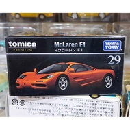 CL2 Tomica Premium Car Black Box 29 McLaren F1 Scale 1/60 Orange Length 7 Cm New In Seal