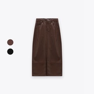 50% Fifty Percent|Leather Long Skirt|02572761001
