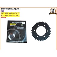 JRP Rear Sprocket Y15ZR FZ150 Y16ZR BLACK 6Lubang Black Sprocket 428 37T - 46T Spoket Belakang Gear 
