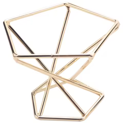 A67K-3 Pcs Geometric Air Plant Holder Airplants Rack Metal Plants Stand Planter Shelves Himmeli Deco