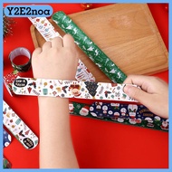 Y2E2noa 1PC Christmas Snowman Elk Slap Bracelets Christmas Party Children Gifts Decoration Wristband
