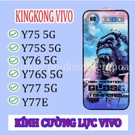 VIVO Y75 5G / Y75S 5G / Y76 5G / Y76S 5G / Y77 5G / Y77E (o52) Kingkong blue tempered glass full lin