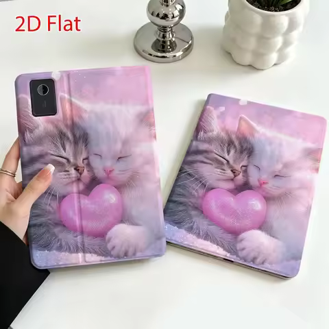 Cute cat art design Soft For Lenovo Xiaoxin Pad Pro Tab P12 P11 11 13 11.2 inch K11 Plus Pen Tray Ta