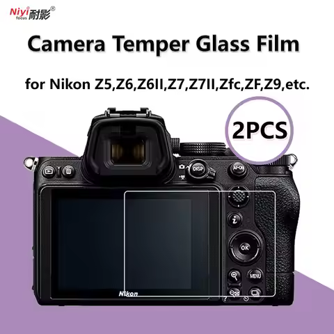 Camera Temper Glass Film for Nikon Z mount Cameras Z5 Z6 Z7 Z6II MARK II Z7 Z7II ZFC Zf Z6III Z8 Z9 