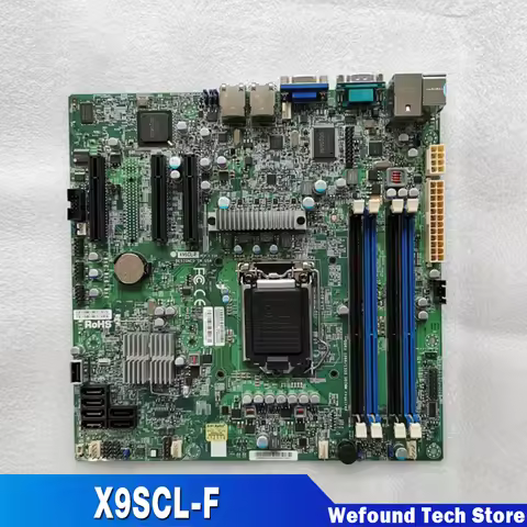 For Supermicro X9SCL-F 1155-pin Server Motherboard With Remote Management Port Supports E3-1230V2 Be