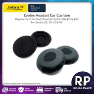 Jabra Evolve Headset Ear Cushions for Evolve 20 30 40 65 Leatherette or Foam Ear Cushion Ear Pads