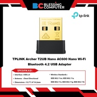 tplink Archer T2UB Nano AC600 Nano Wi-Fi Bluetooth 4.2 USB Adapter