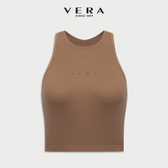 Áo crop top nữ Vera by Chipu nylon trơn - C0032